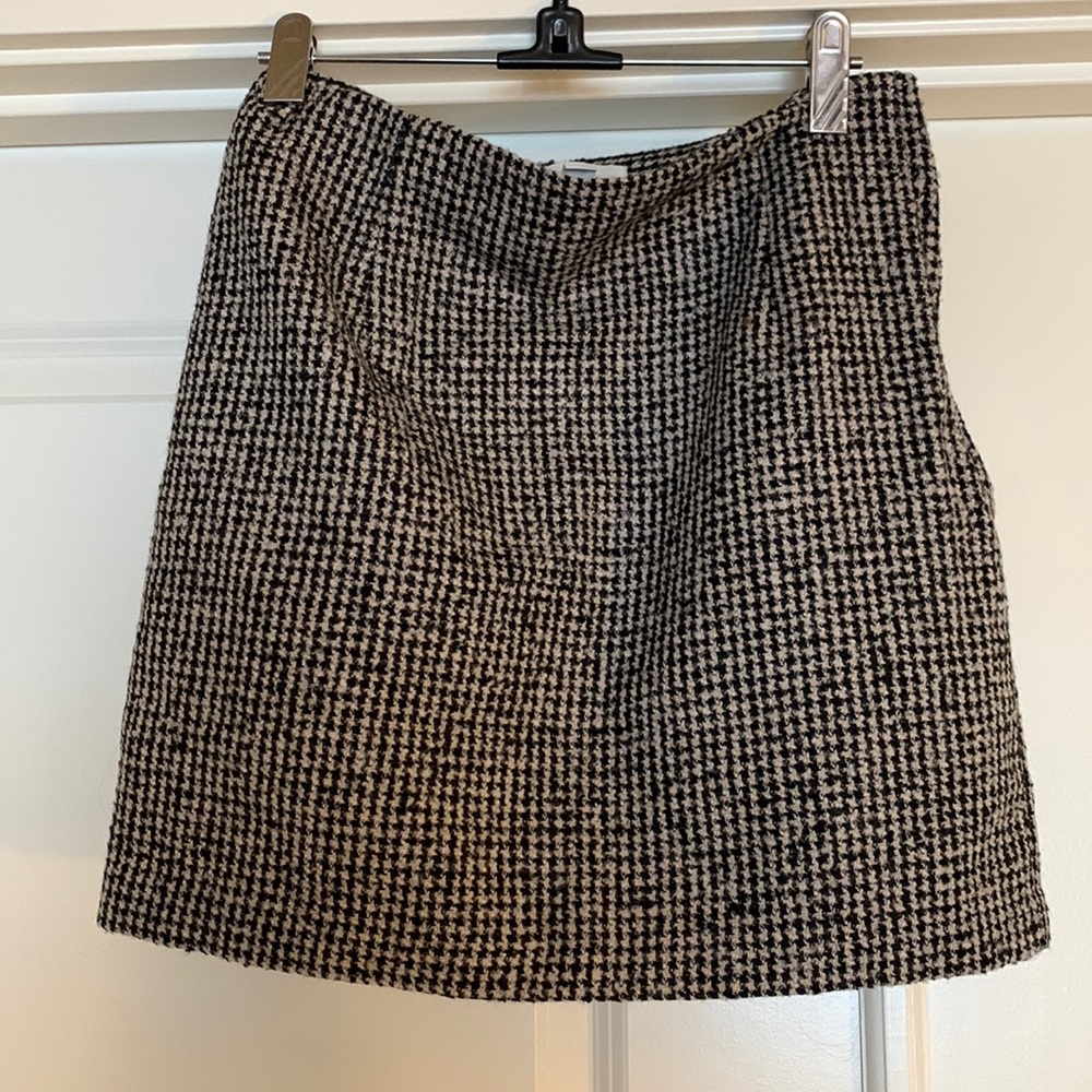 H&M Houndstooth Mini Skirt